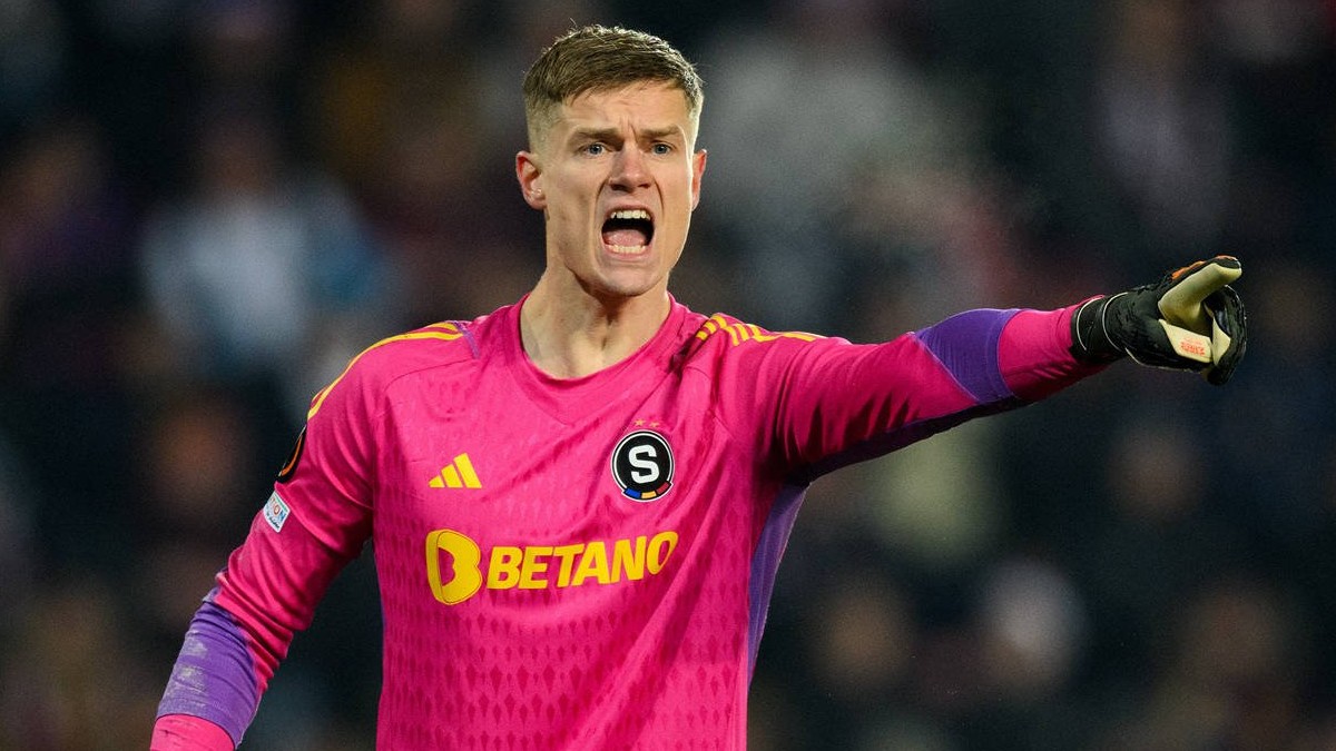 Sparta může přijít o Vindahla. Dánský brankář jedná s klubem z italské druhé ligy