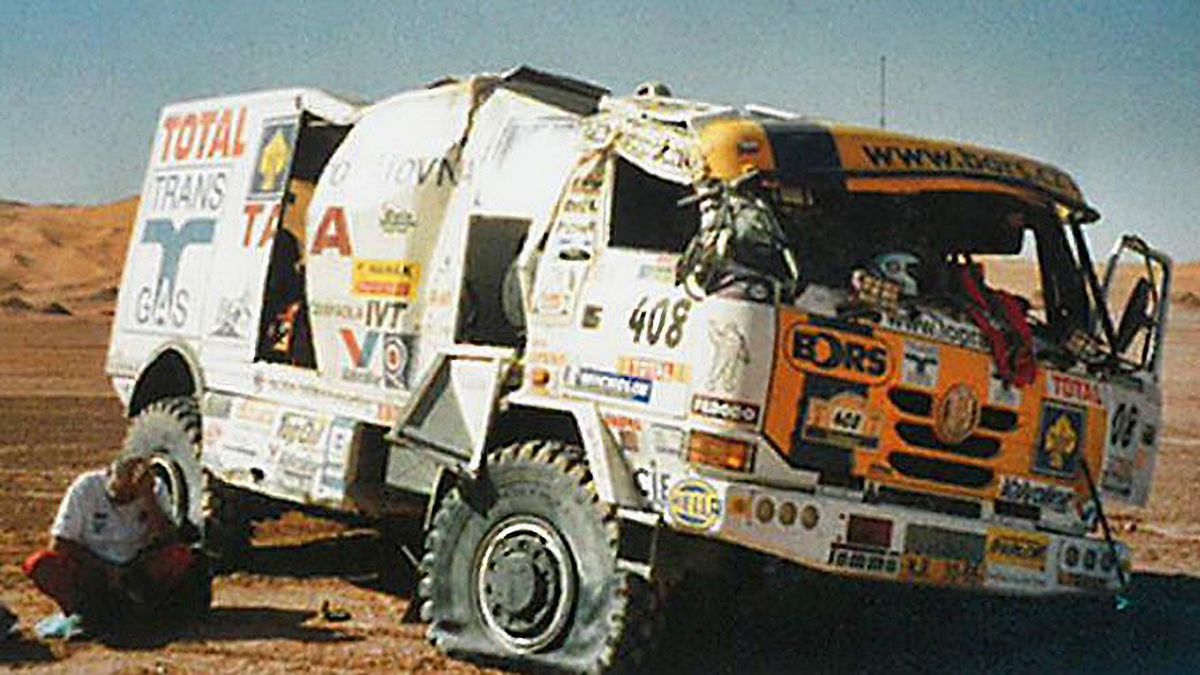 Loprais: S Tatrovkou jsem udělal šest kotrmelců. Na Dakaru také přes noc uvízl v močálu