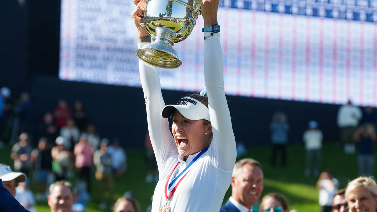 Golfová bohyně Kordová má vyděláno. Slzy štěstí a 50 milionů v kapse