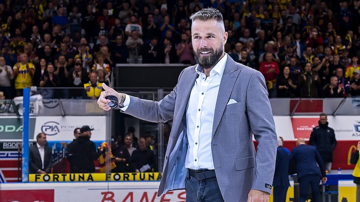 Extraligový fantom Gulaš se vrací k hokeji. Bude trénovat univerzitní tým