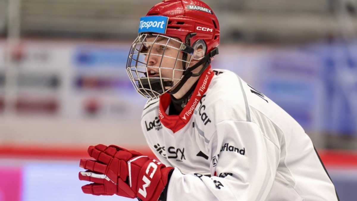 Česku roste hokejový talent. Teprve patnáctiletý Domkář vyslal v extraligové premiéře hned čtyři střely