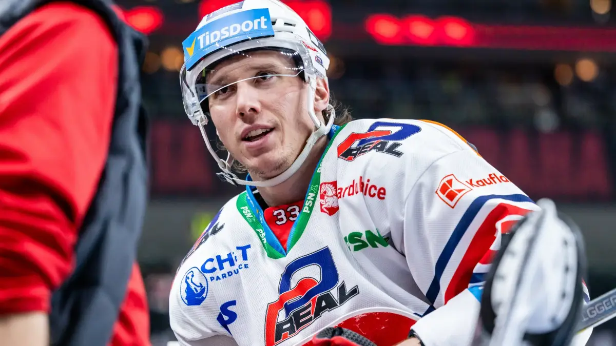 Zkrat v hokejové extralize. Bek Dynama Košťálek napadl rozhodčího a hrozí mu vysoký trest