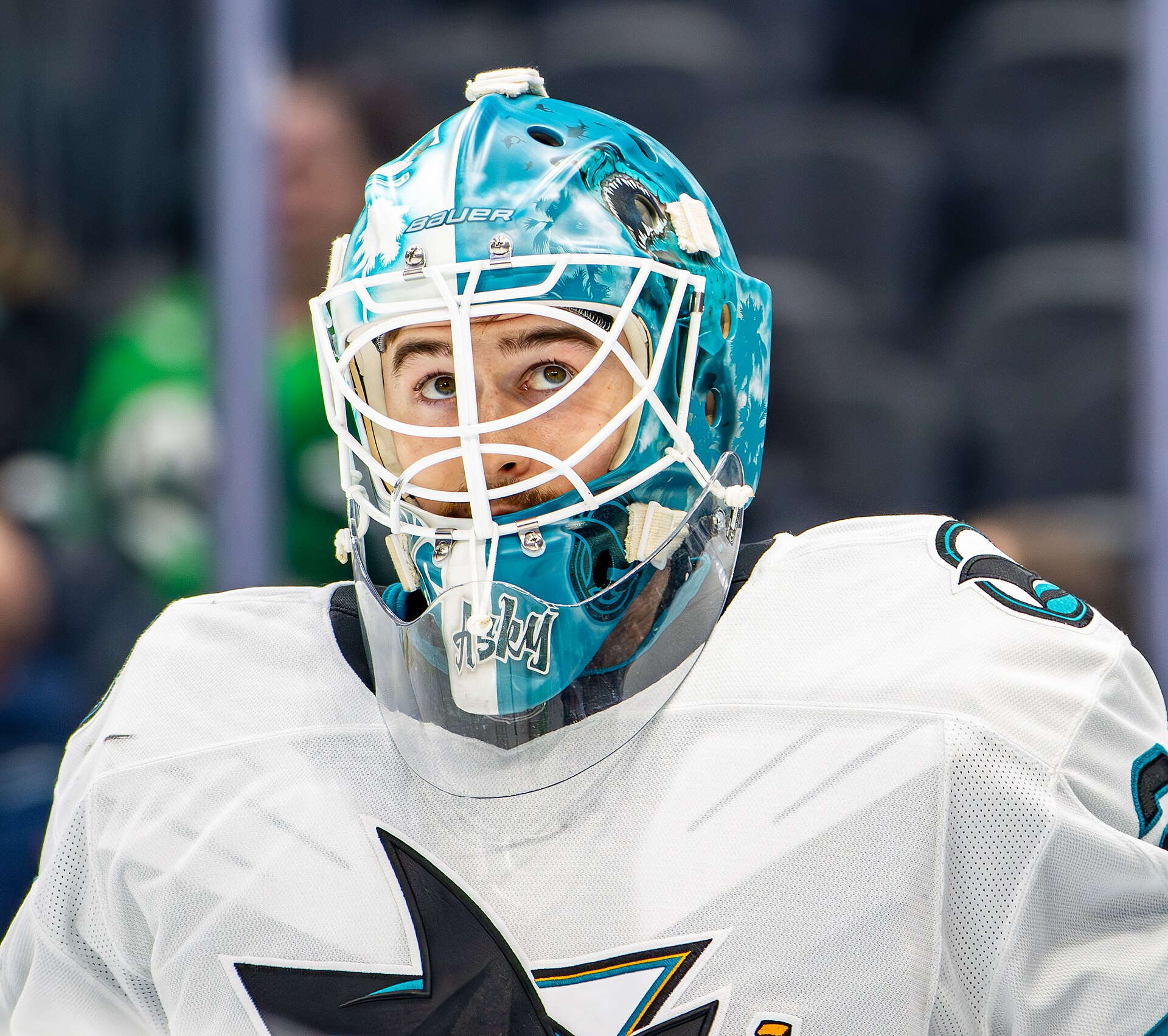 Kandidát na zákrok roku. Ruský brankář v NHL zareagoval tak rychle, že si toho nevšiml ani soupeř před brankou